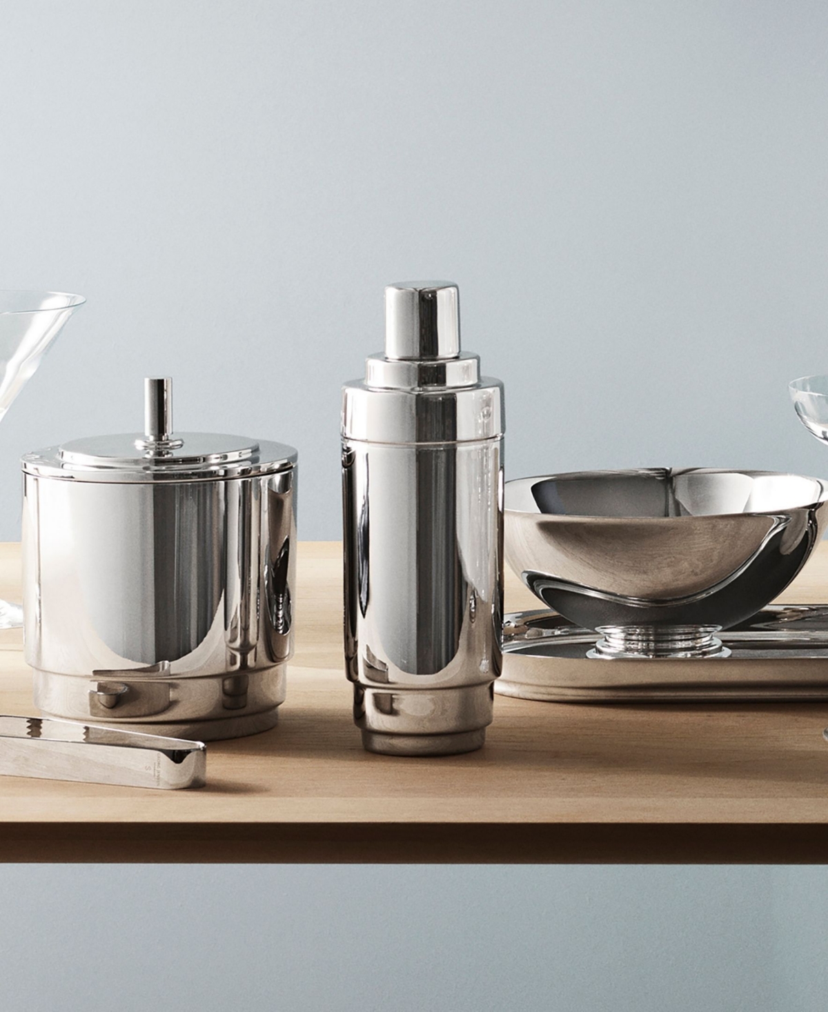 Georg Jensen Manhattan Cocktail Shaker In Silver