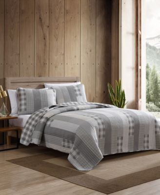 Fairview Reversible 3-Pc. Quilt Set, King