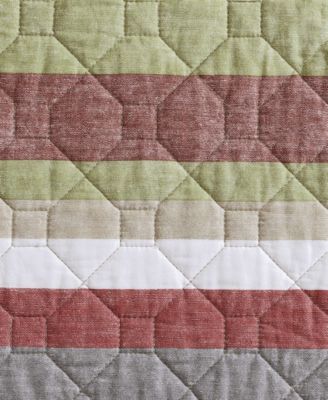 Ladder Stripe 3-Pc. Quilt Set, King
