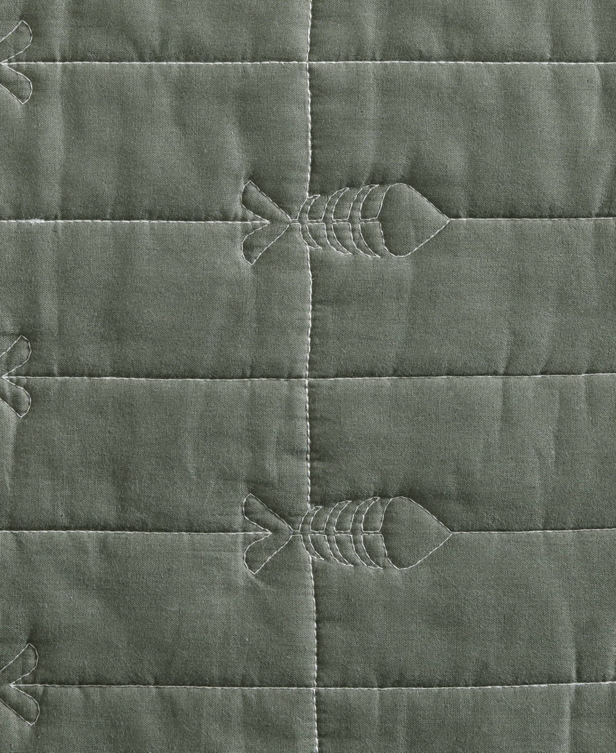 Eddie Bauer Troutdale Green Reversible 3-Piece Quilt Set