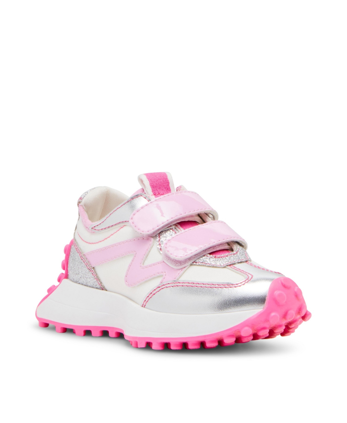 Steve Madden Kids' Toddler Girls Tcampo Comfort Sneakers In Pink Multi