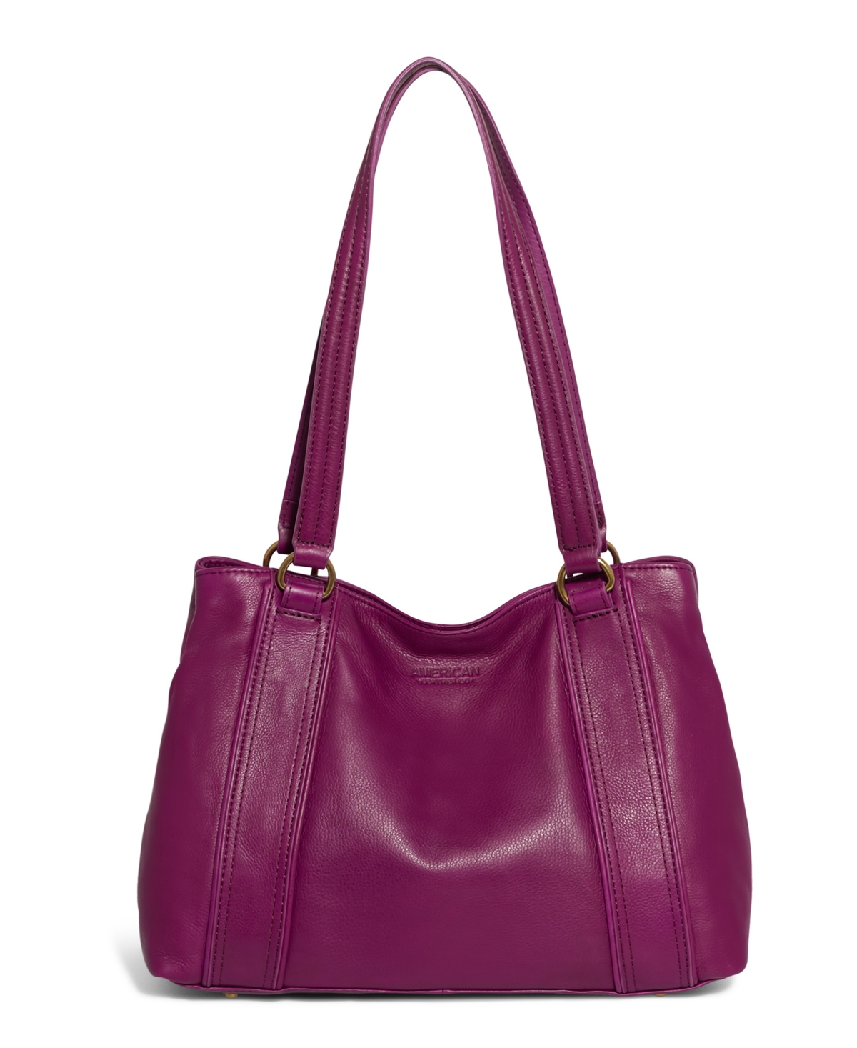 Val Perfect Satchel - Deep Berry Smooth