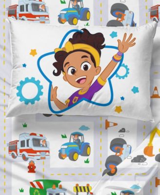 Blippi Moonbug How Does This Work Microfiber 3 Piece Sheet Set, Toddler ...