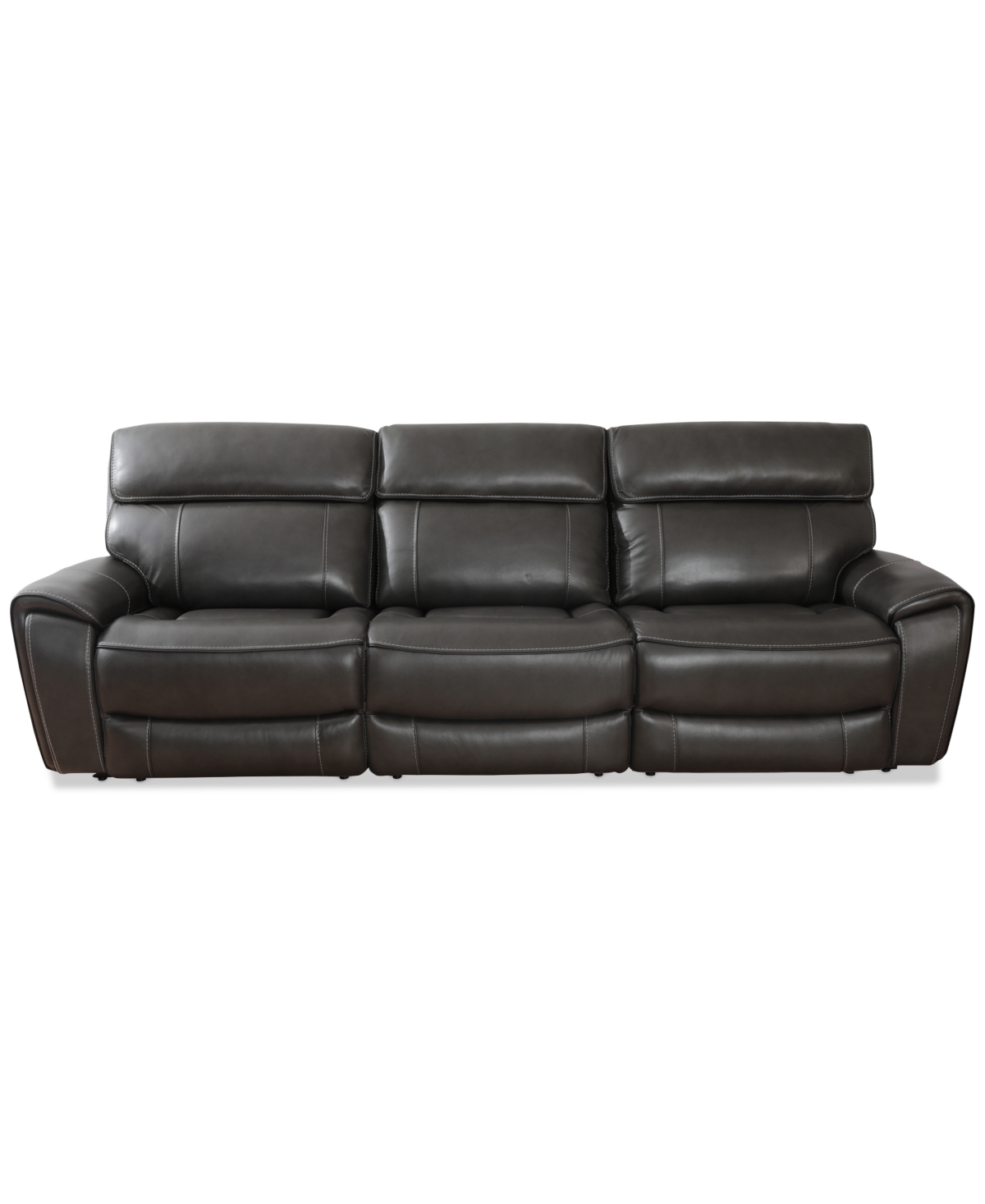 Hutchenson 115" 3-Pc. Zero Gravity Leather Sofa with 3 Power Recliners, Created for Macy's