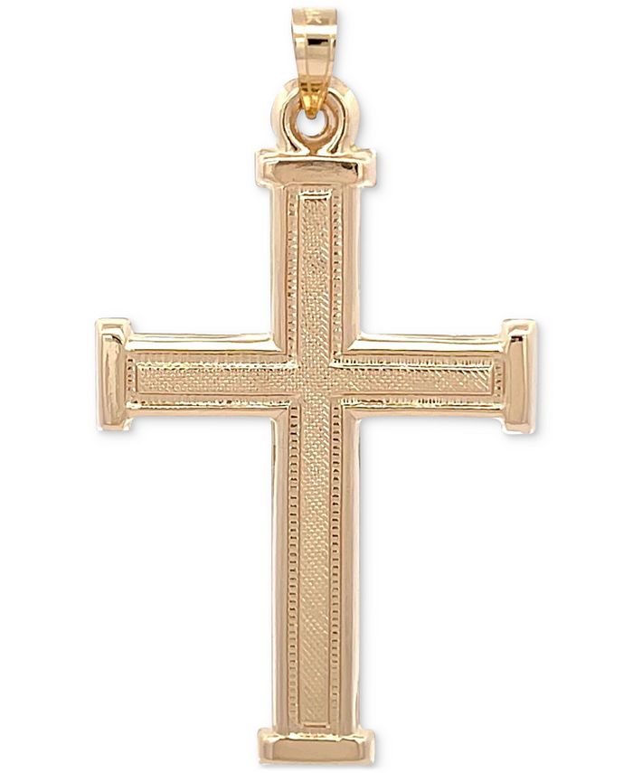 Macy's cross necklace sale