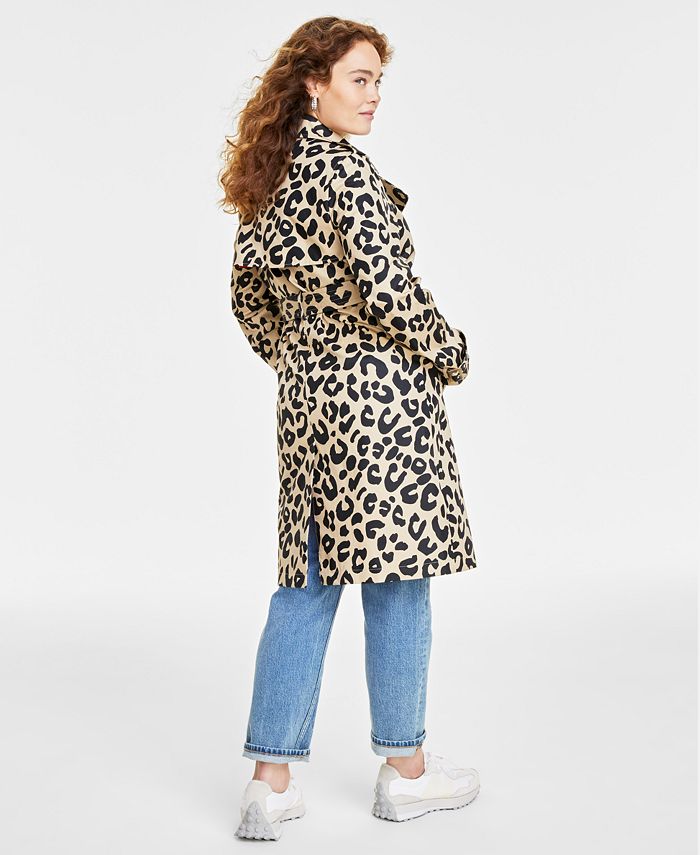 Leopard coat macys hotsell