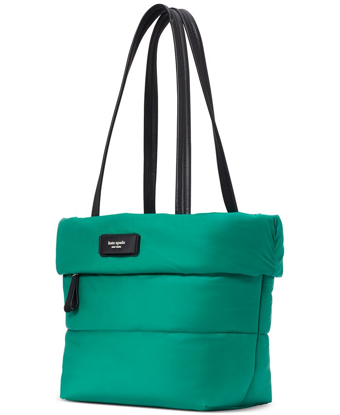 Puffed Puffy Fabric Small Tote