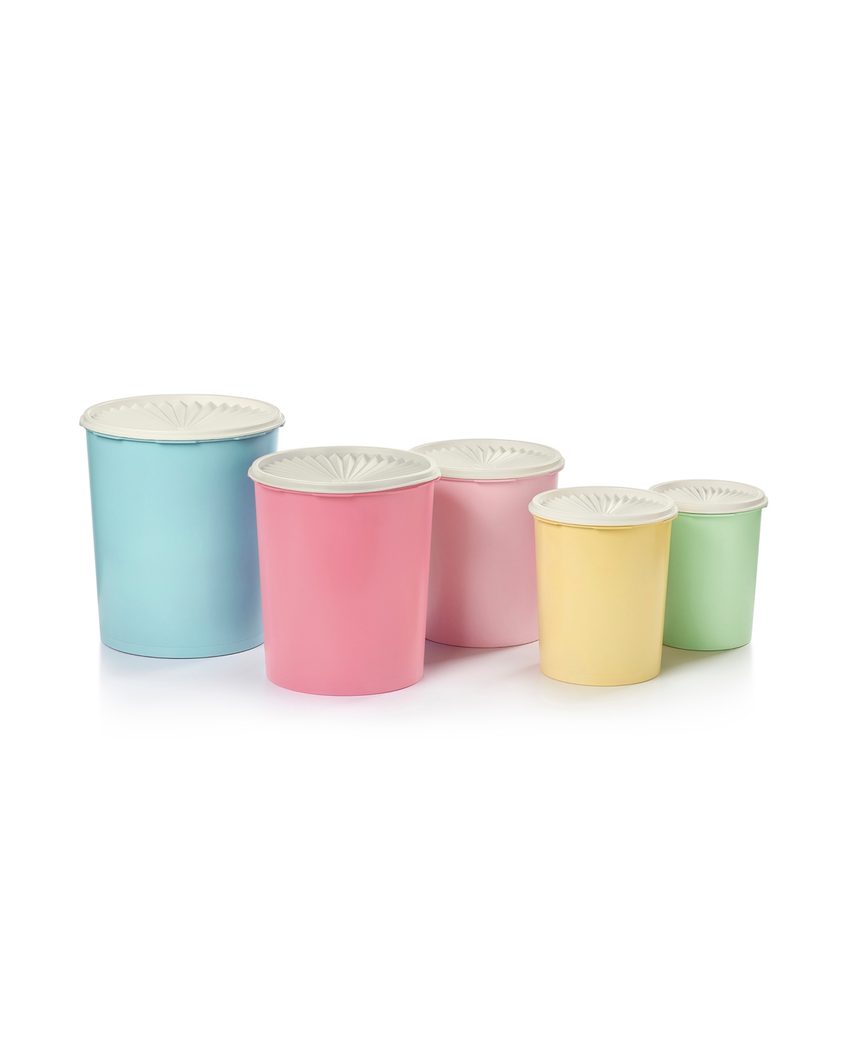 Shop Tupperware Heritage 10 Pc Vintage Nested Canister Set In Multi