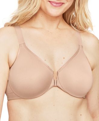  Full Figure Plus Size Wonderwire Front-Closure Posture Back Underwire Bra, 9265