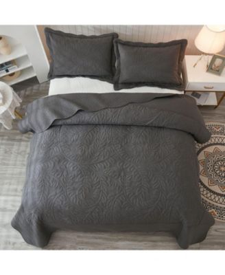 100% Cotton Oversized Bedspread Quilt Set - King