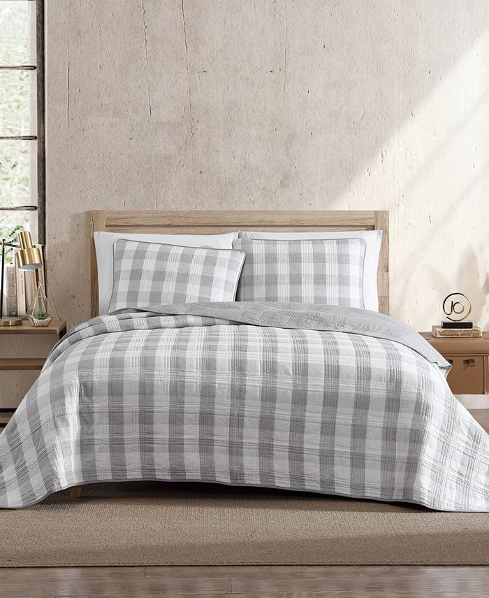 Eddie Bauer Lakehouse Plaid 2Piece Twin Quilt Set Macy's