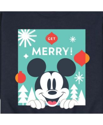 Men's Disney Holiday Crew Fleece Pullover