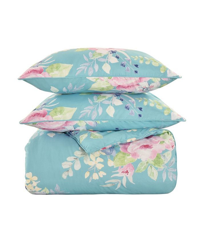 J by J Queen Esme Floral 2-Pc Comforter Set, Twin/Twin XL - Macy's