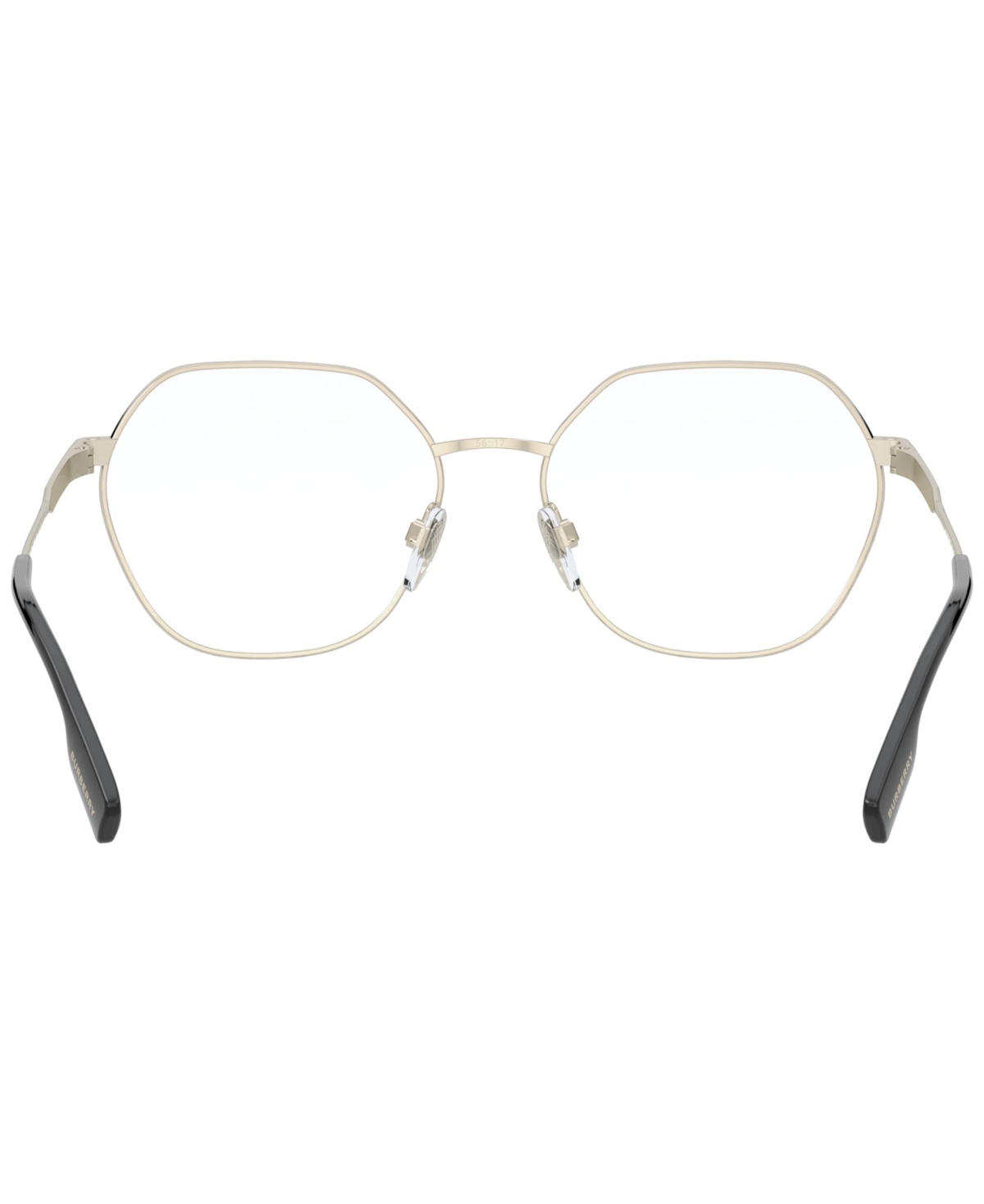 Burberry Women's Erin Eyeglasses, Be1350 56 In Light Gold