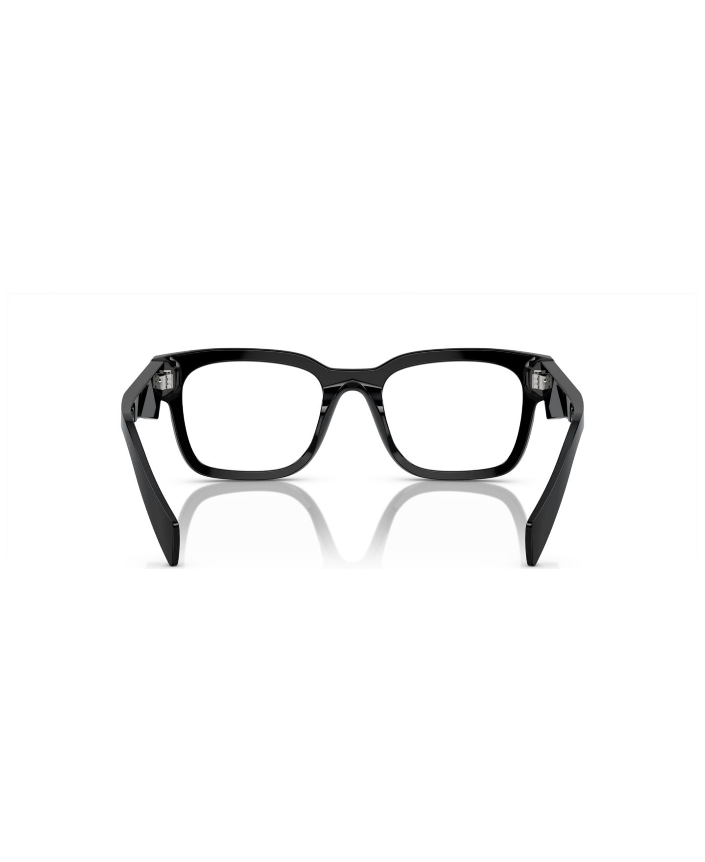 Мужские очки PRADA Man Pillow Plastic PR A10V Eyeglasses, цвет: Чёрный — фото 3