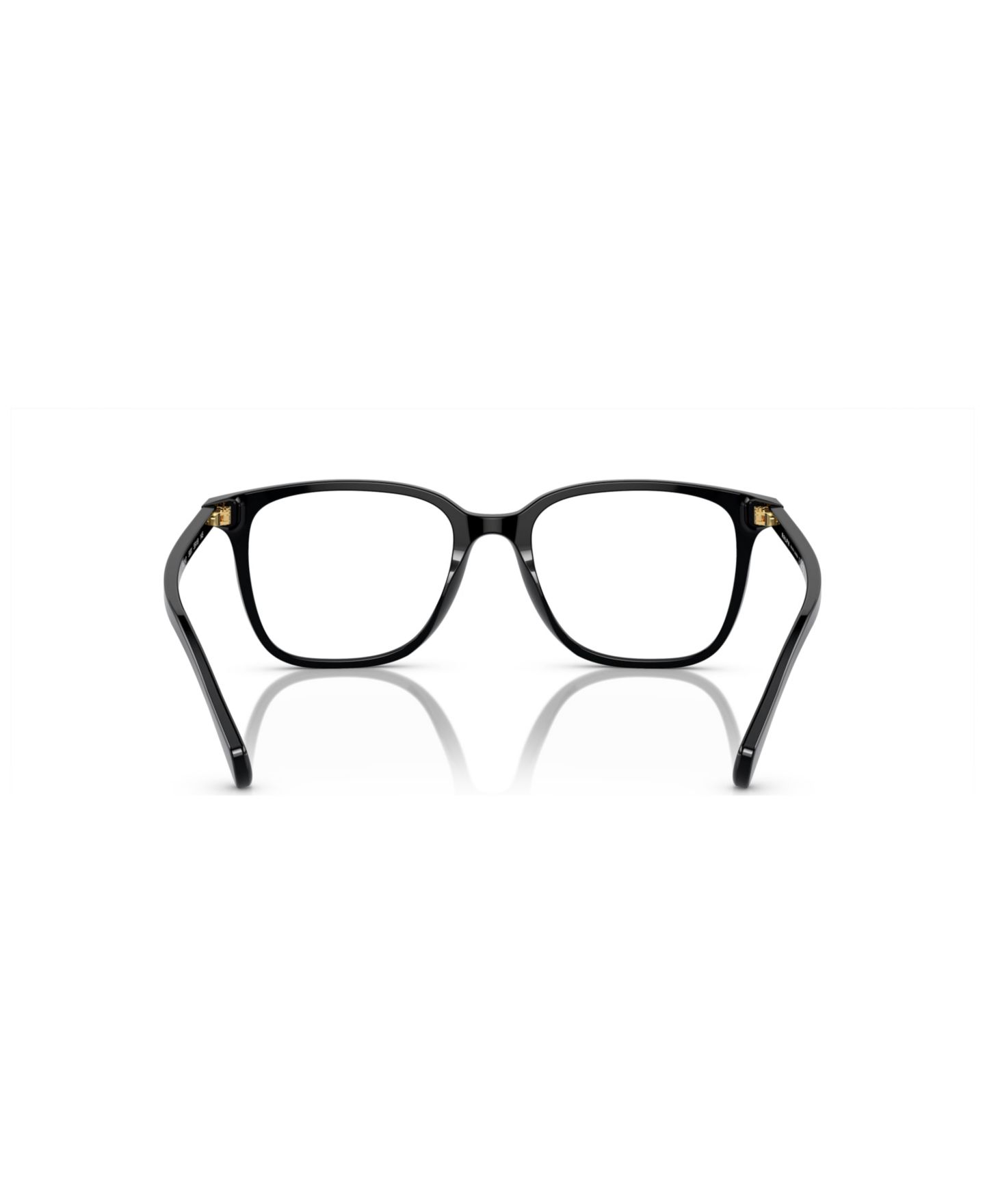 Женские очки Ralph by Ralph Lauren Ralph Woman Square Plastic RA7147 Eyeglasses, цвет: Блестящий чёрный — фото 3