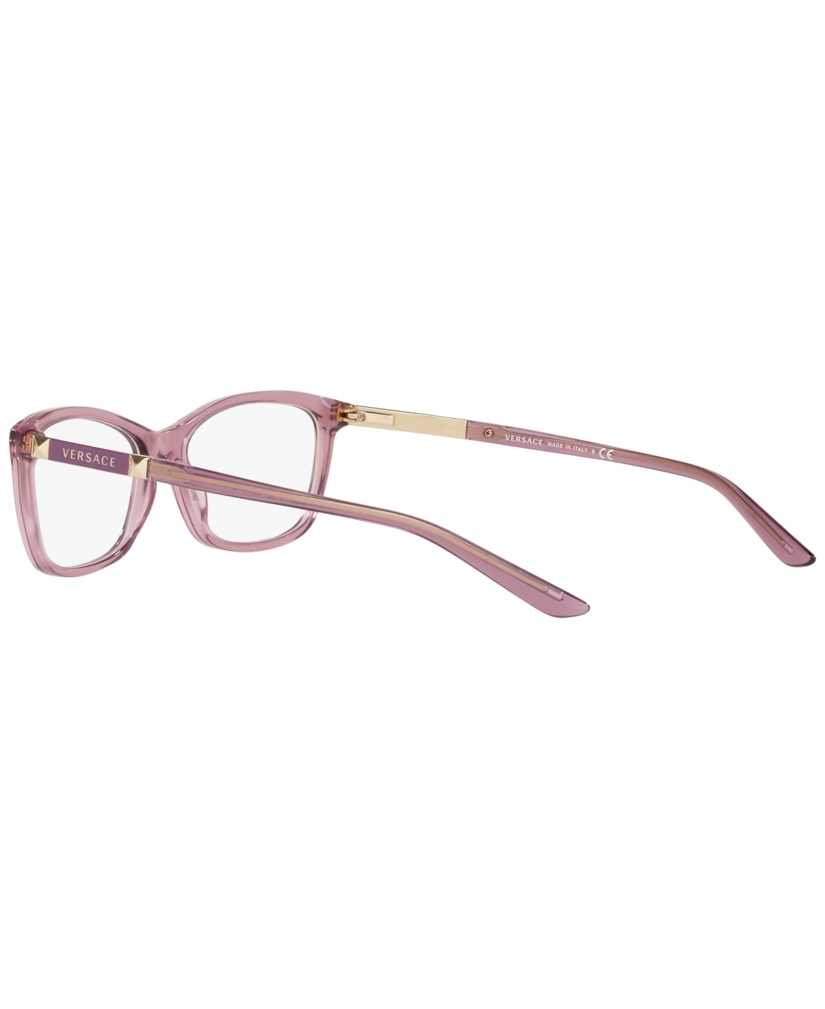 Versace Daily Heritage Ve 3186 5279 54mm Womens Butterfly Eyeglasses 54mm In Transparent Violet