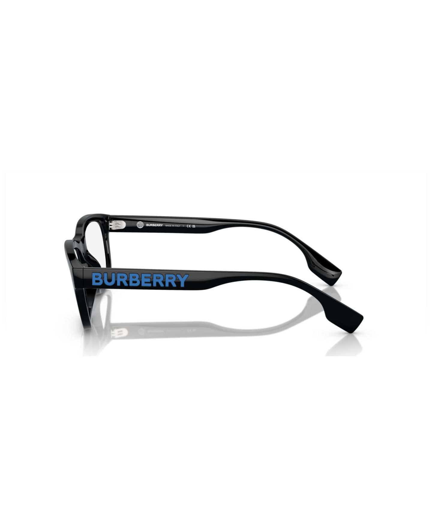 Мужские очки Burberry Man Irregular Plastic BE2385U Eyeglasses, цвет: Чёрный — фото 4