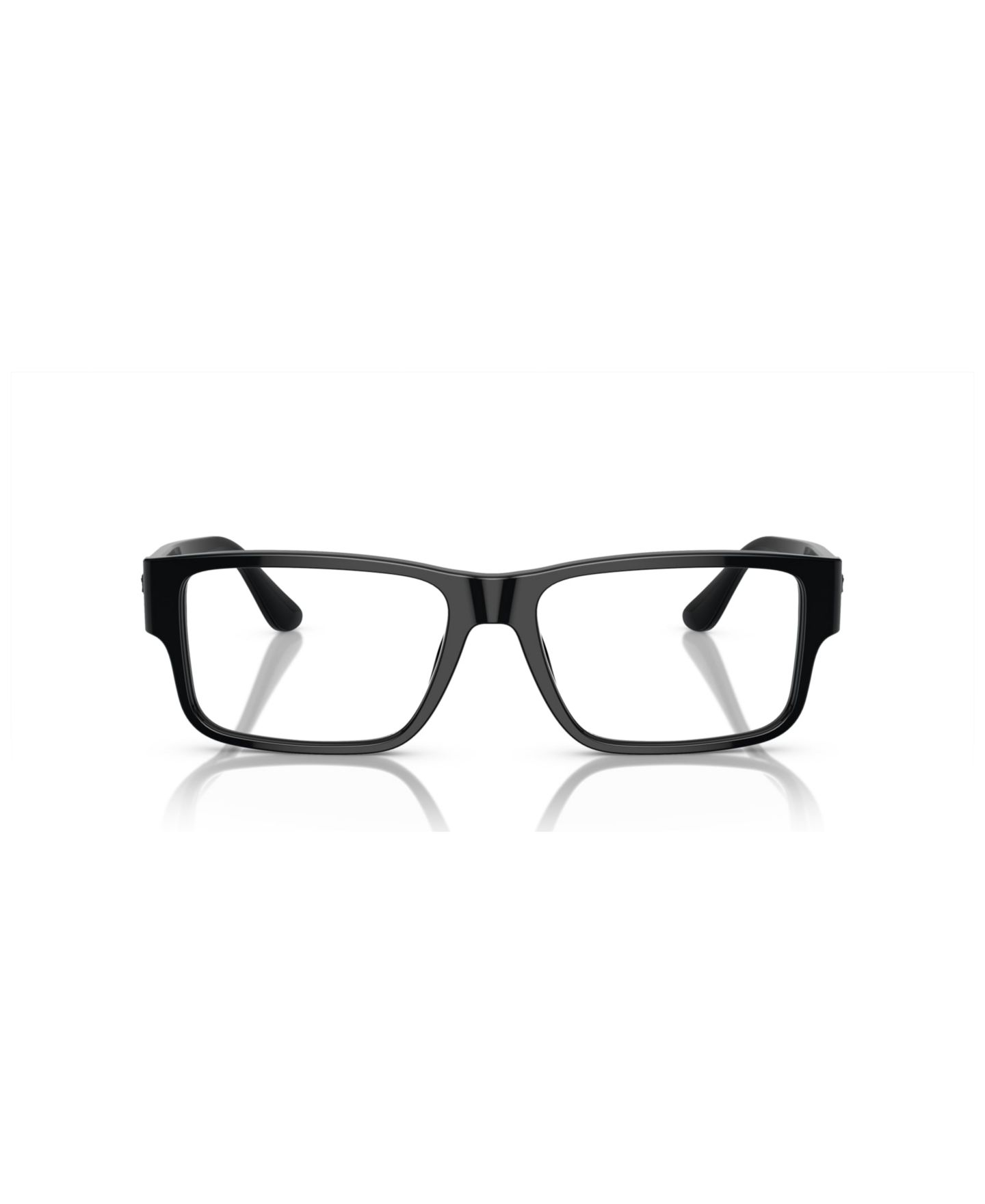 Мужские очки Versace Man Rectangle Plastic VE3342 Eyeglasses, цвет: Чёрный — фото 2