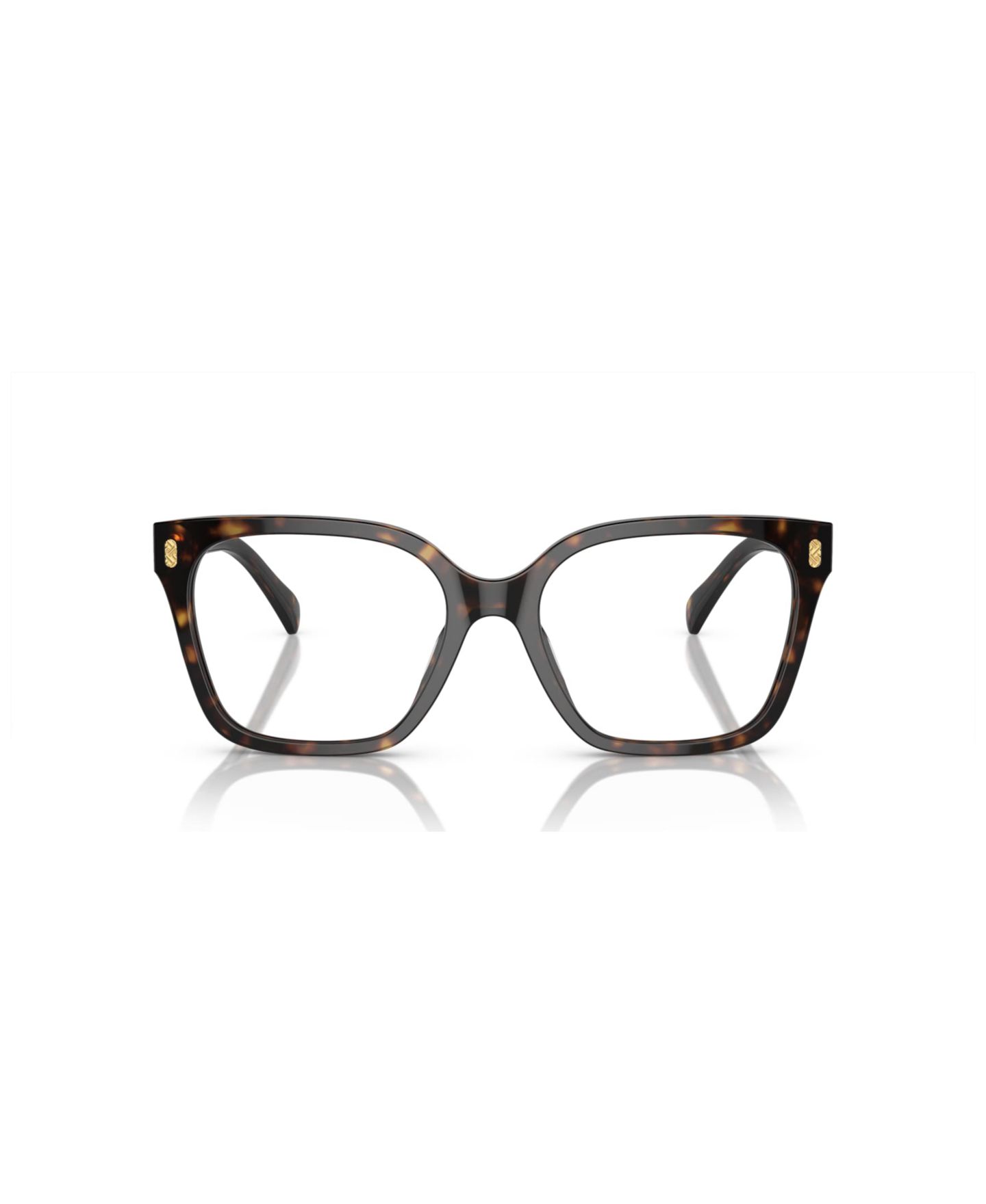 Женские очки Ralph by Ralph Lauren Ralph Woman Square Plastic RA7158U Eyeglasses, цвет: Блестящий тёмный гавана — фото 7