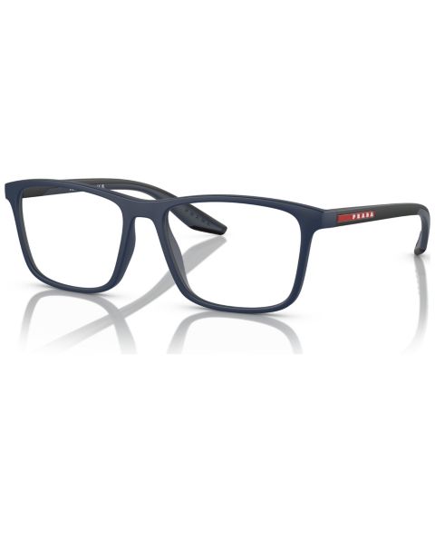 Мужские очки PRADA LINEA ROSSA Man Pillow Plastic PS 01QV Eyeglasses, цвет: Синий каучуковый