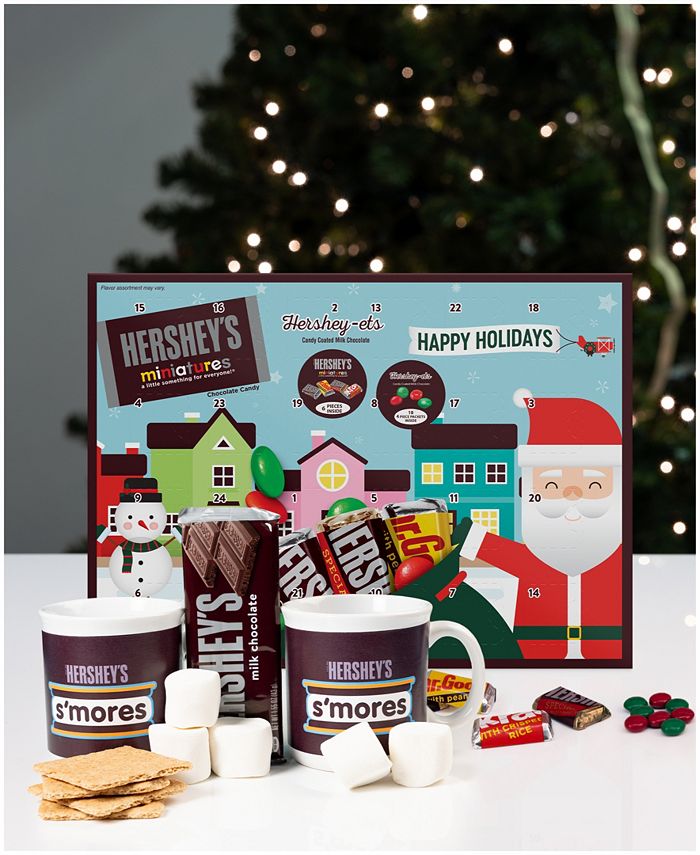 Galerie Hershey #39 s Holiday Collection 2 Mug Gift Set and Advent Calendar