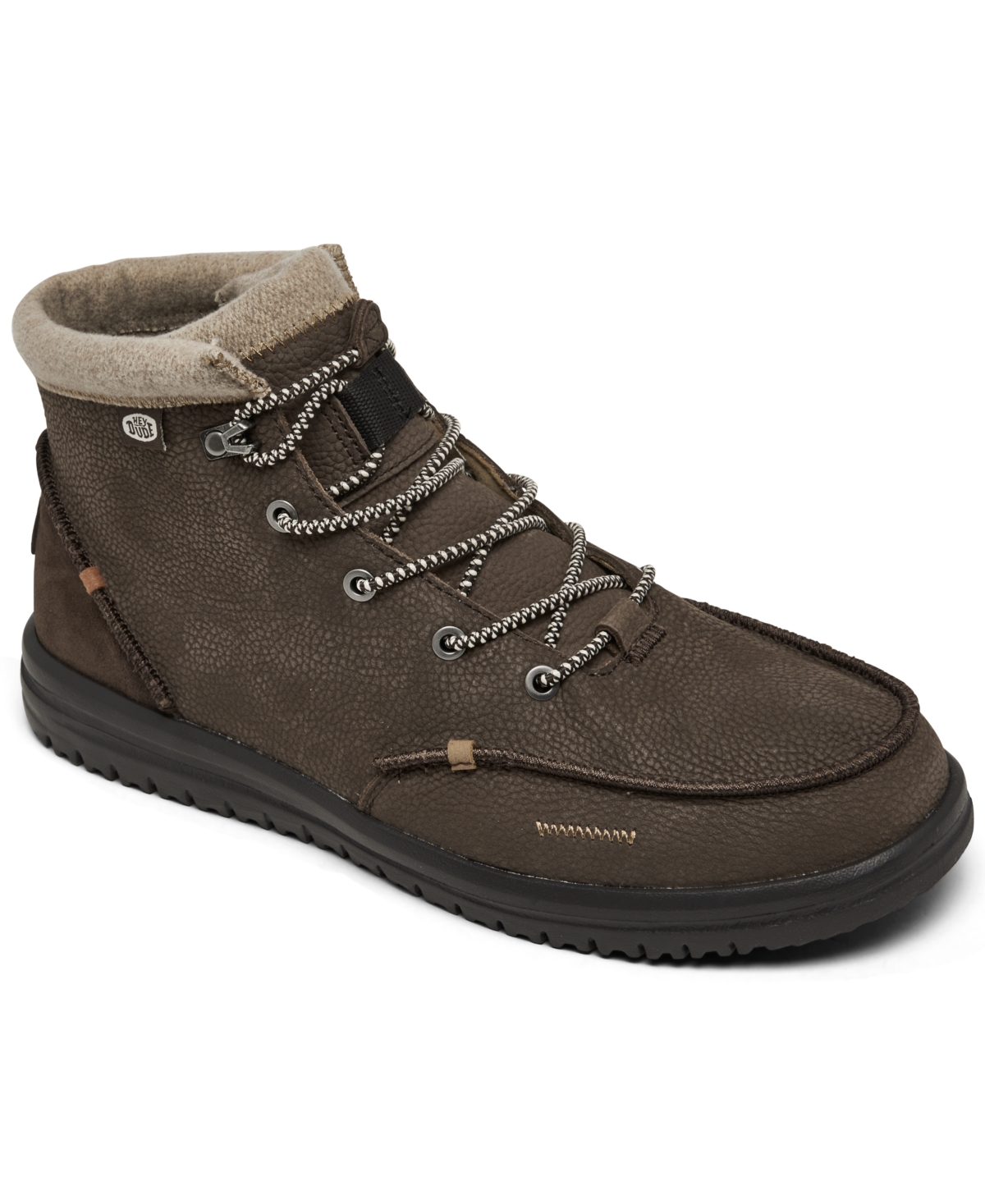 Men's Bradley Leather Casual Boots from Finish Line - Brown