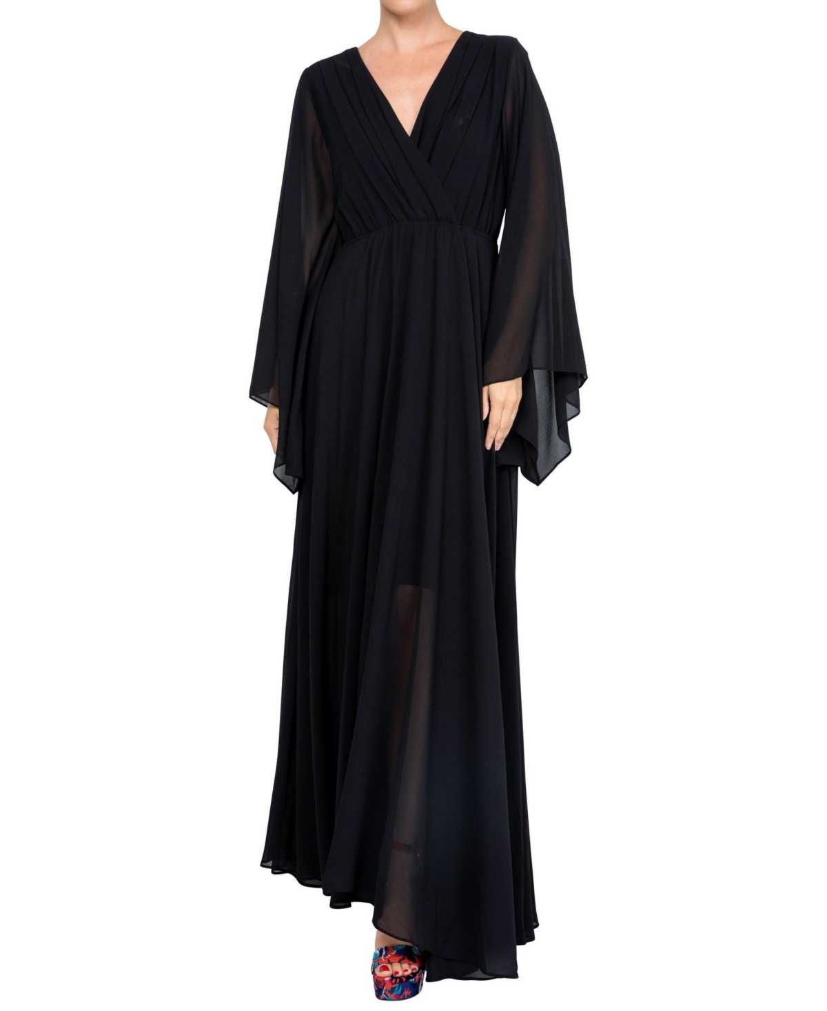 Women's Sunset Maxi Dress - Dahlia black