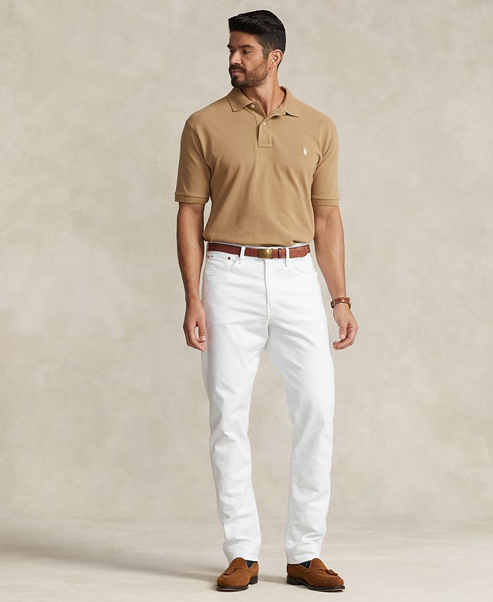 Polo Ralph Lauren Men's Big & Tall The Iconic Mesh Polo Shirt - Macy's