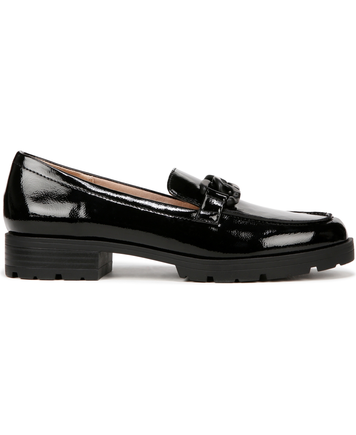 LIFESTRIDE WOMEN'S LONDON 2 CHAIN DETAIL LUG SOLE LOAFERS 