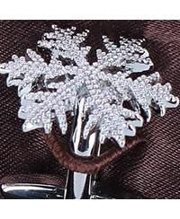 Let It Snow Snowflake Novelty Cufflinks (1 Pair)