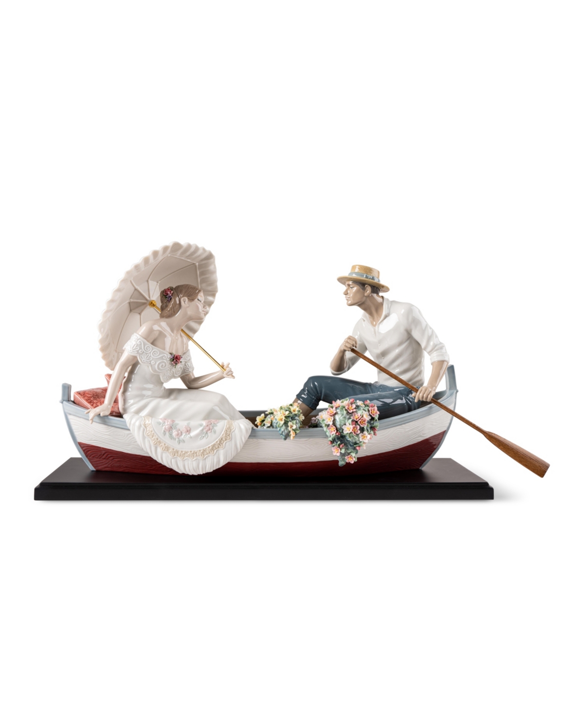 Shop Lladrò Romance On The Lake Limited Edition Sculpture In Multi