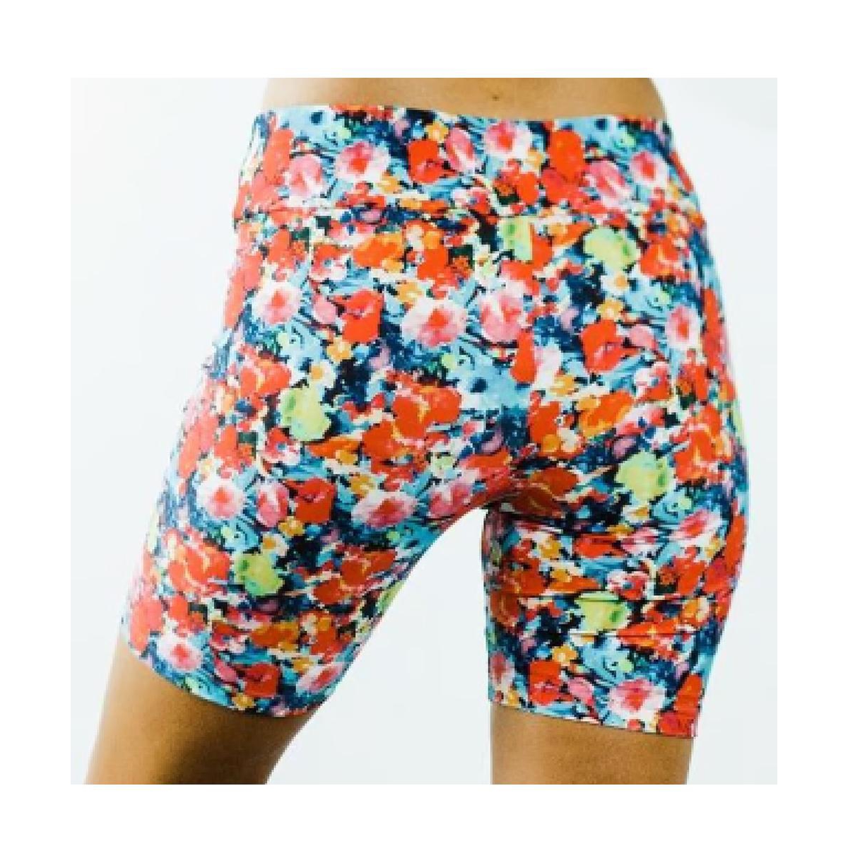 Calypsa Women's Mid-Thigh Swim Shorts