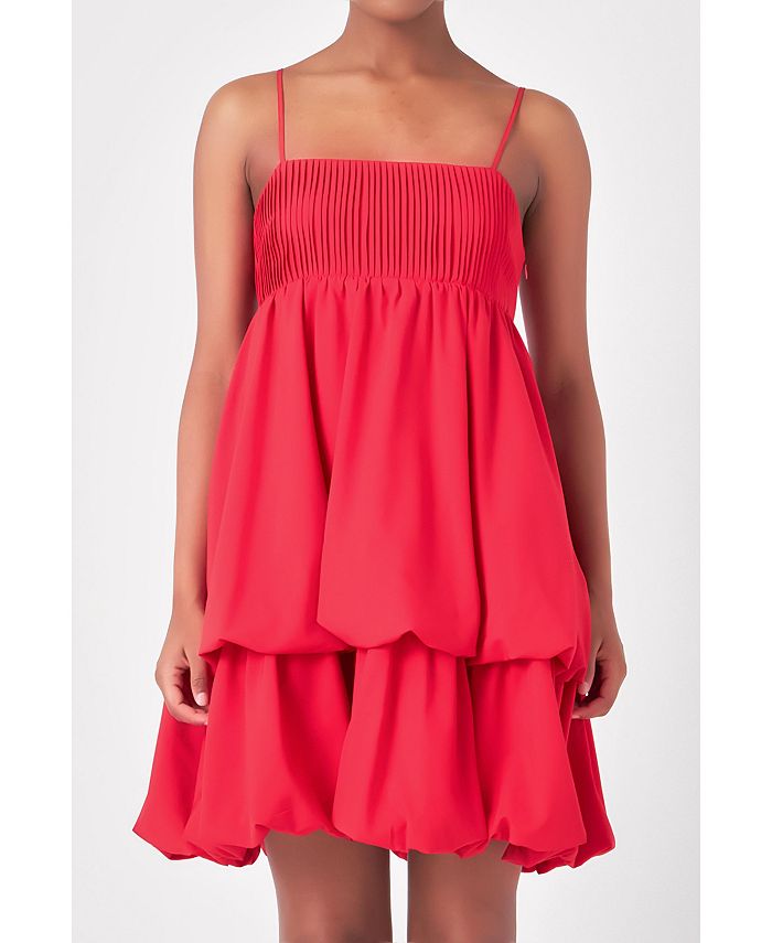 endless rose Women's Double Blouson Mini Dress Macy's