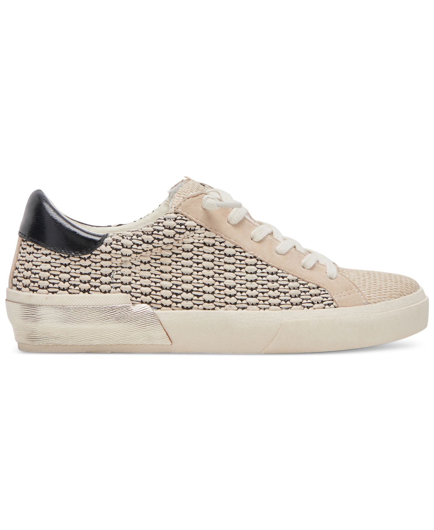 Женские кроссовки Dolce Vita Zina Lace-Up, цвет: Чёрный / Натуральный — фото 2