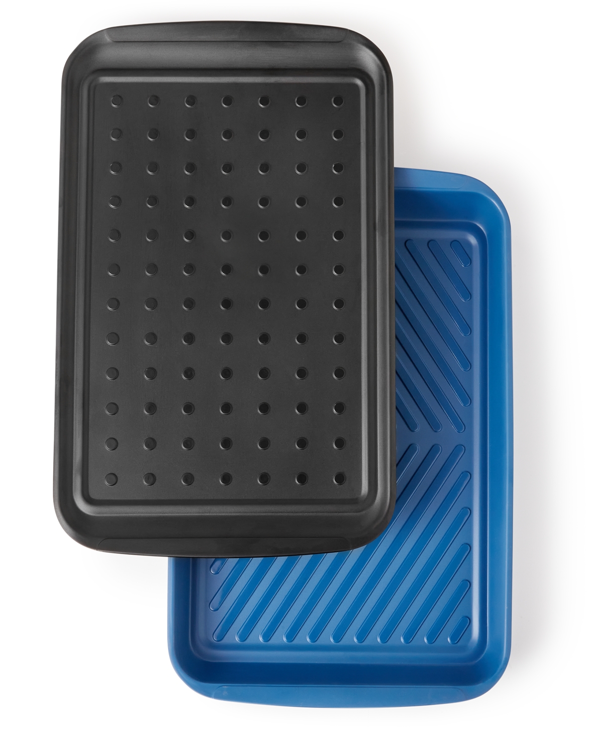 Shop The Cellar Melamine Prep & Serve Tray Blue, Created For Macy's In No Color