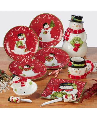 Holiday Magic Snowman 3D Cookie Jar