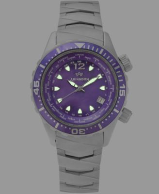 Women's Marina Diver's Multifunctional Titanium Bracelet Watch 40mm