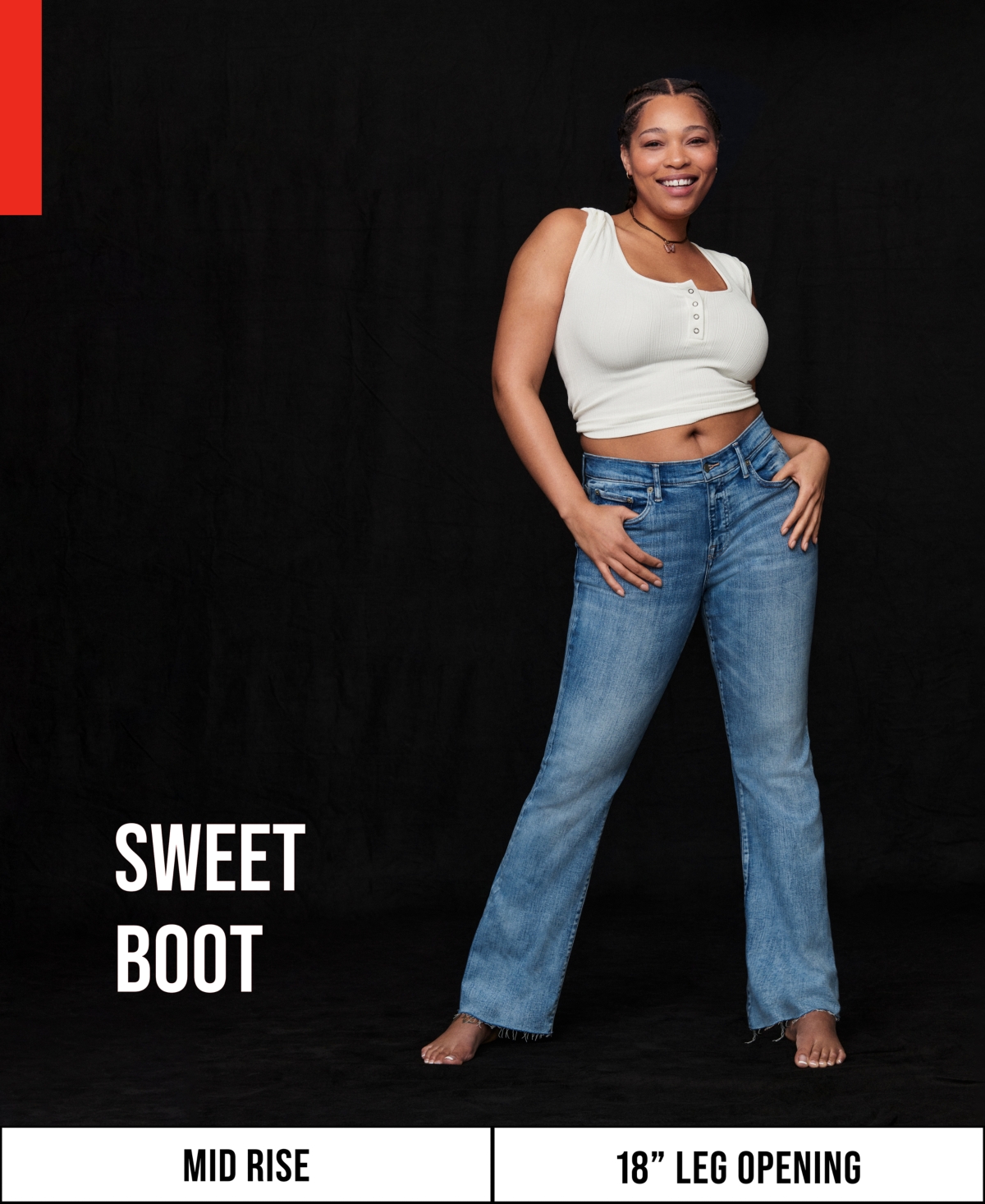 LUCKY BRAND WOMEN'S SWEET MID BOOTCUT JEANS 
