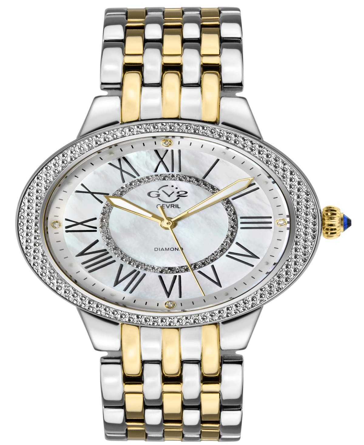 Gv2 By Gevril Women's Astor Ii Two-tone Stainless Steel Watch 38mm