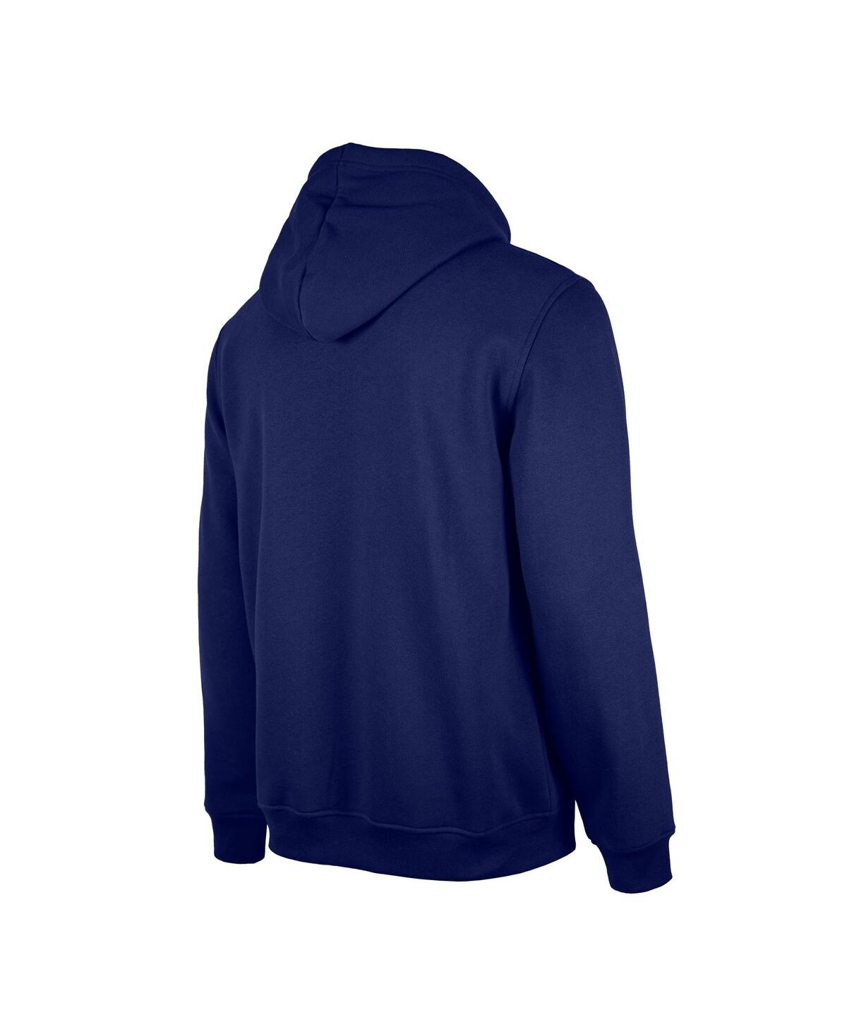 Men's New EraBrooklyn Nets 2023/24 City Edition Pullover Hoodie - Blue