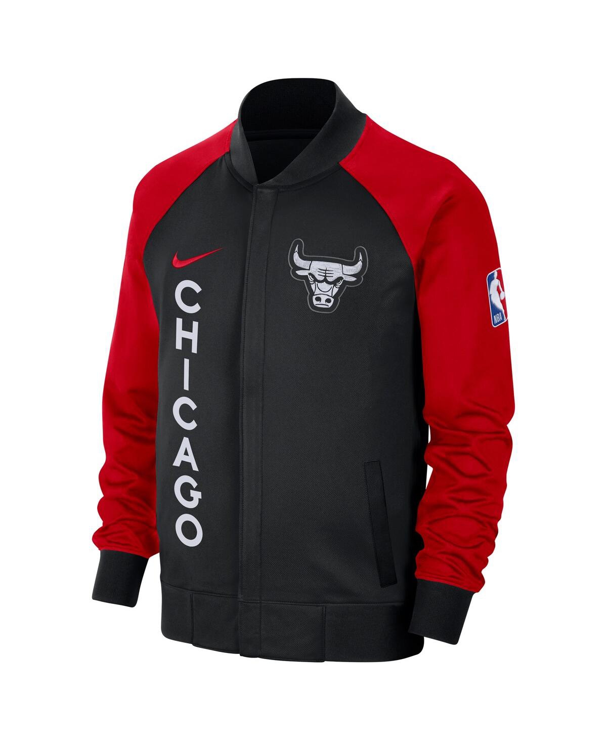 Men's Nike Red Chicago Bulls 2023/24 City Edition Authentic Showtime Performance Raglan Full-Zip Jacket - Red