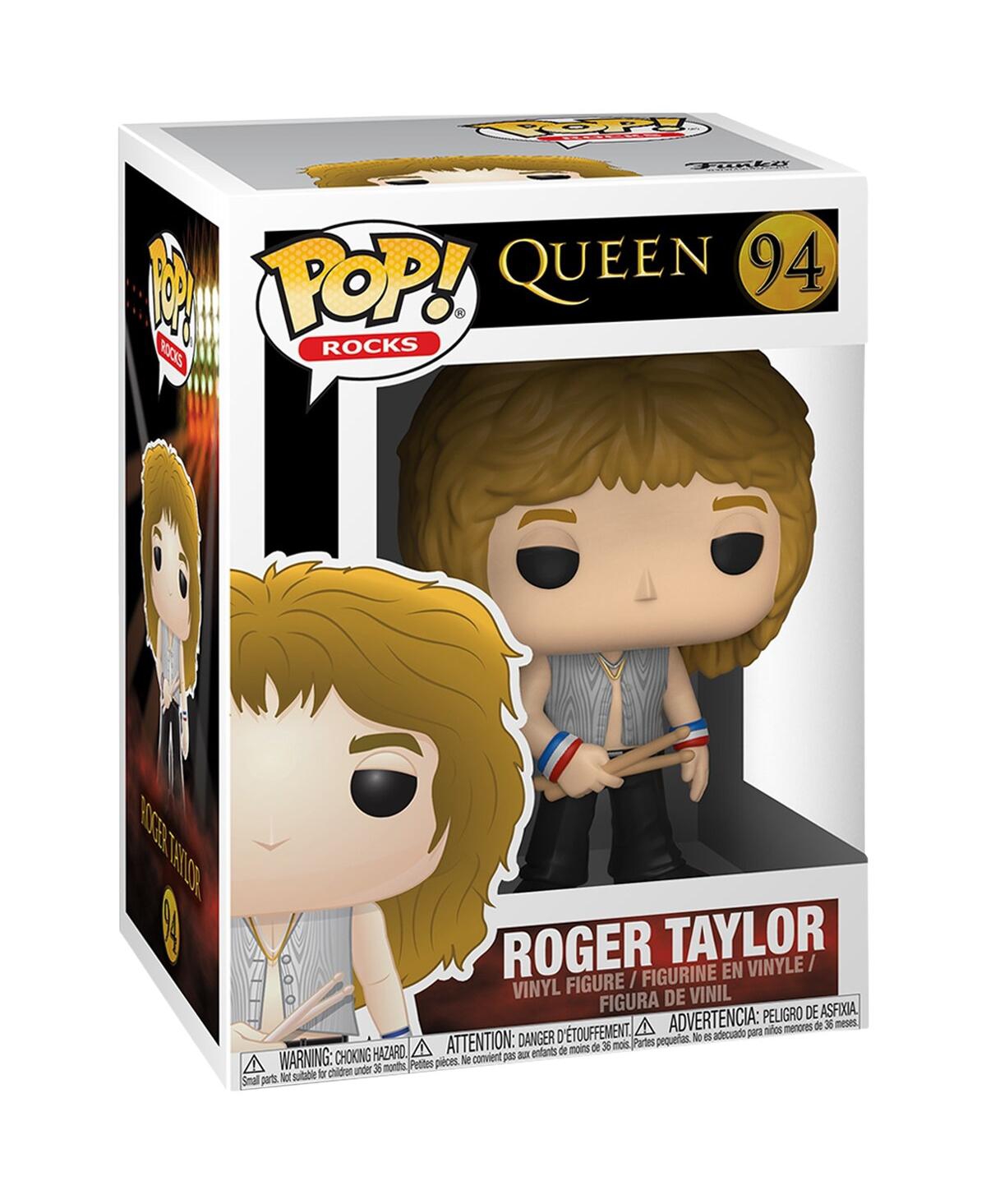 Funko Queen Roger Taylor Pop Rocks Vinyl Figure In Brown