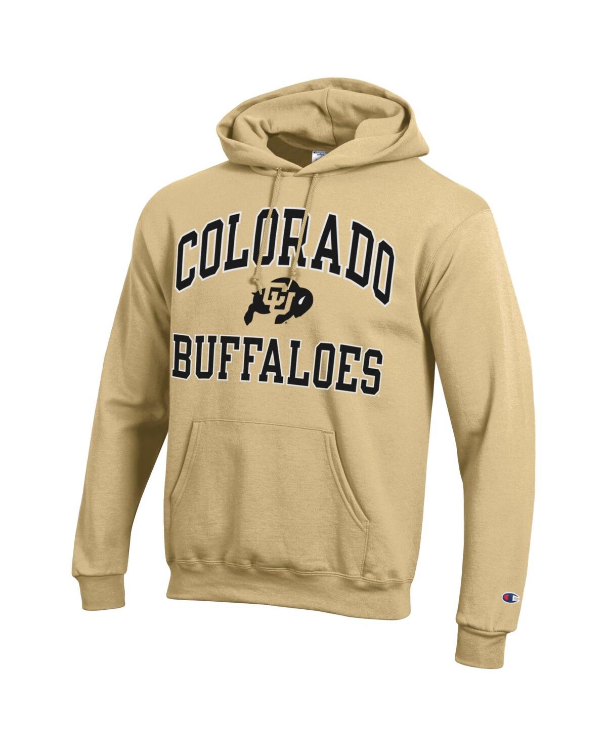 Men's ChampionColorado Buffaloes High Motor Pullover Hoodie - Gold
