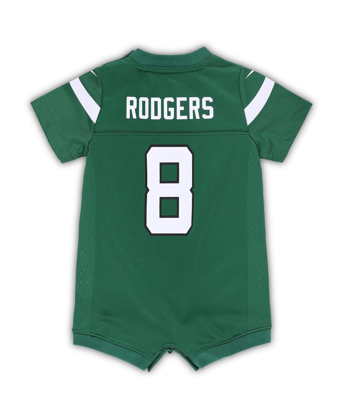 Nike Baby Aaron Rodgers Legacy New York Jets Game Romper Jersey In Green,white