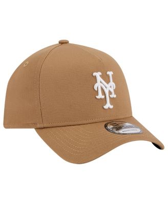 Men's Khaki New York Mets A-Frame 9FORTY Adjustable Hat