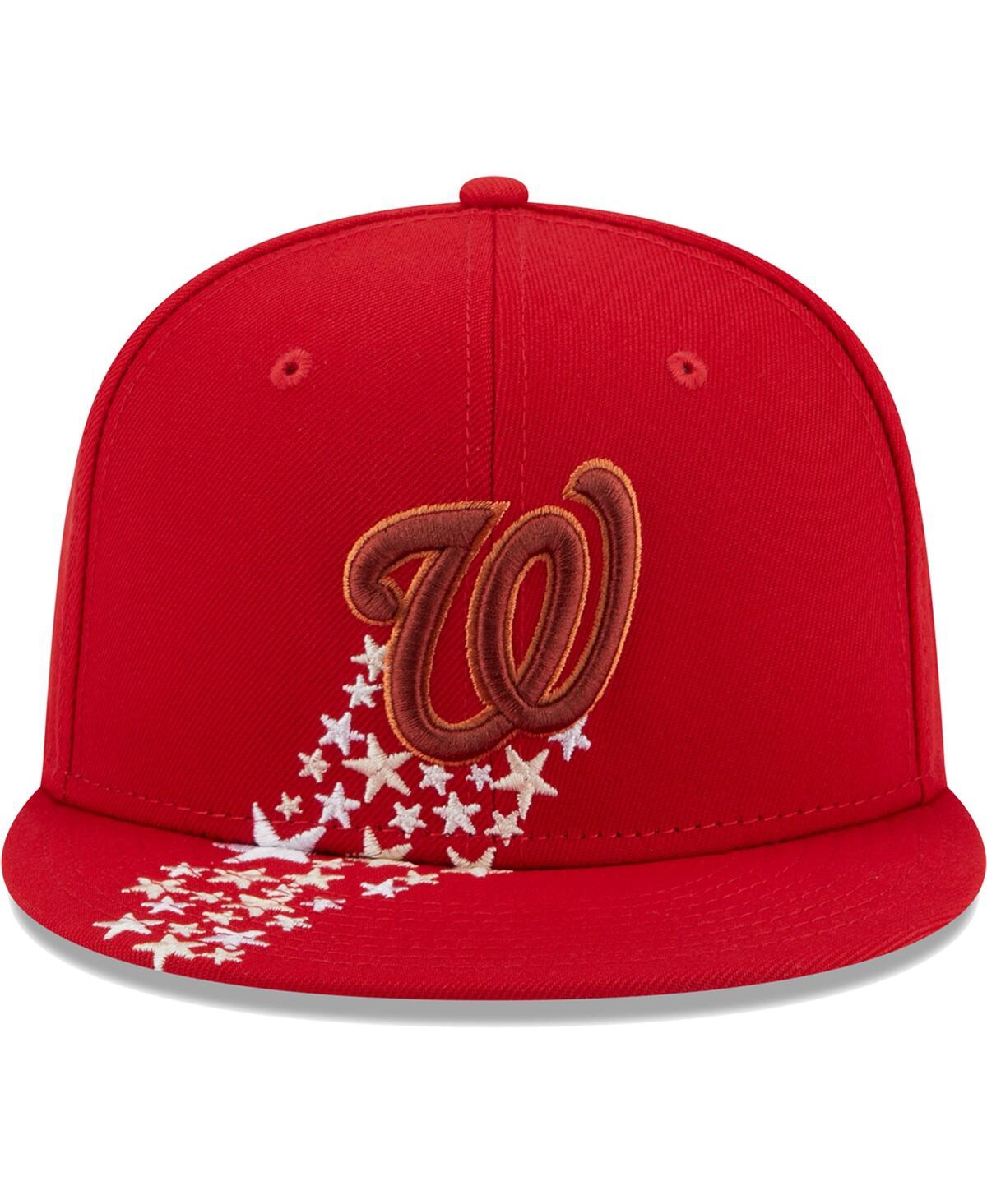 Men's New EraWashington Nationals Meteor 59FIFTY Fitted Hat - Red