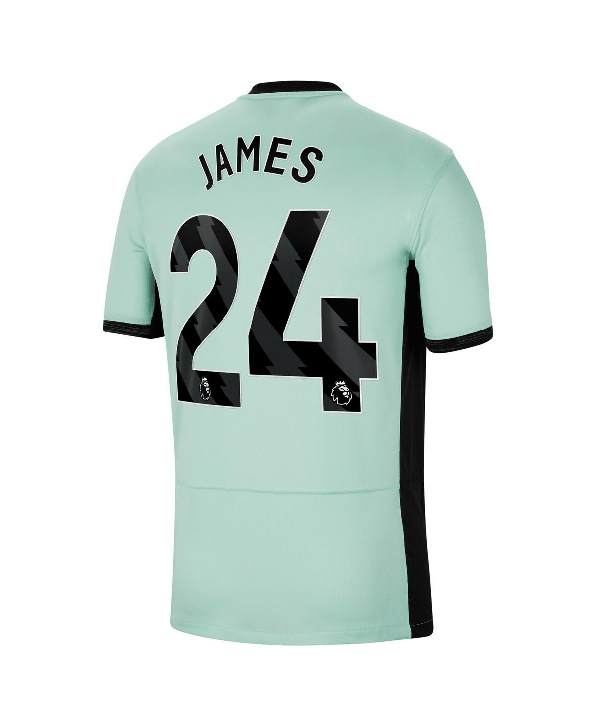 Men's Nike Reece JamesChelsea 2023/24 Third Stadium Replica Player Jersey - Mint