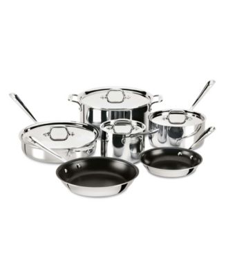 All Clad 3 qt 11 Stainless Steel Saute Pan with Lid - 21 L x 11 1/8 W x  5 H 