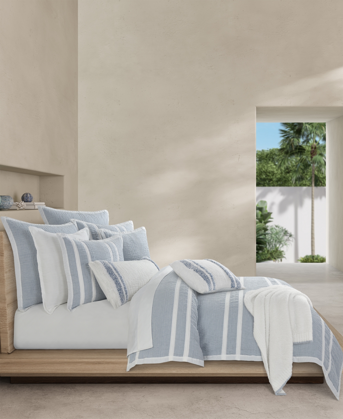 White Sand Beachwood Decorative Pillow